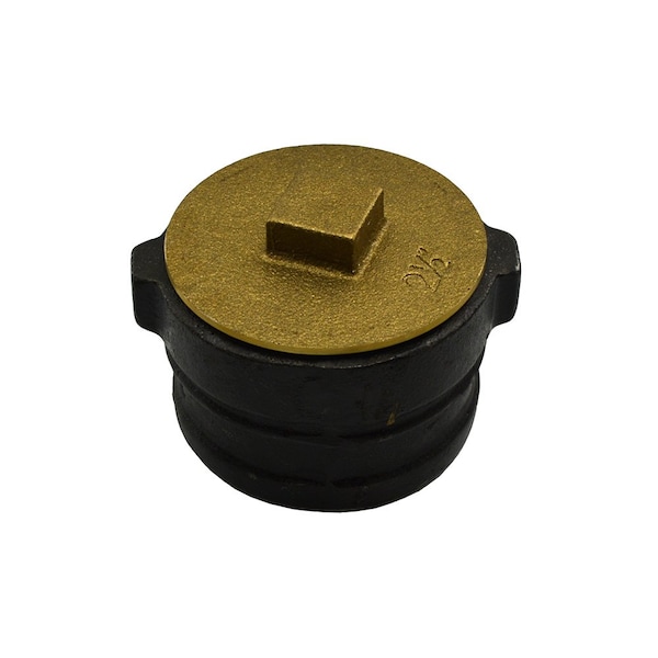 2in. No Hub Cleanout With 1-1/2in. New Orleans Code Plug - 2-1/4in. Height